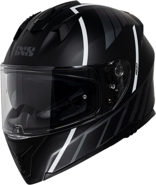 iXS Integralhelm iXS217 2.0 matt schwarz-weiss
