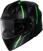 iXS Integralhelm iXS217 2.0 matt schwarz-grün fluo