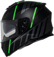 iXS Integralhelm iXS217 2.0 matt schwarz-grün fluo