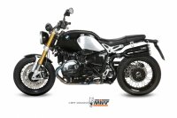 MIVV X-Cone Edelstahl hochgelegt BMW R Nine T 14-20