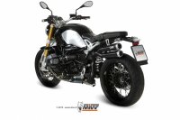 MIVV X-Cone Edelstahl hochgelegt BMW R Nine T 14-20