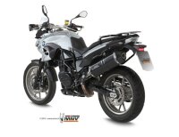 MIVV Speed Edge Edelstahl schwarz BMW F 700 GS 12-14
