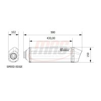 MIVV Speed Edge Edelstahl schwarz BMW R 1200 GS 13-16