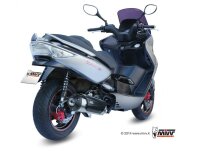 MIVV Urban Edelstahl  Kymco XCiting 250 06-07 - XCiting 300 07-14