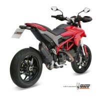 MIVV Suono Edelstahl schwarz Ducati Hypermotard 821 13-16 - Hyperstrada 821 13