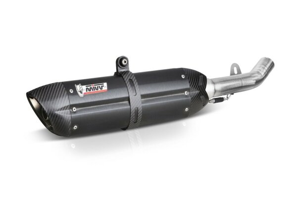 MIVV Suono Edelstahl schwarz Honda XLV 650 Transalp 00-04