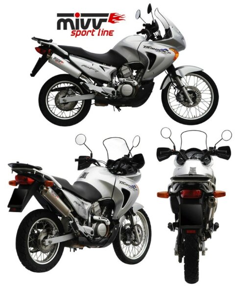 MIVV Oval Edelstahl Honda XLV 650 Transalp 00-04