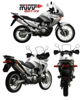 MIVV Oval Edelstahl Honda XLV 650 Transalp 00-04