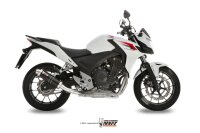 MIVV GP Edelstahl schwarz Honda CB 500 F-X 13-15 - CBR 500 R 13-15