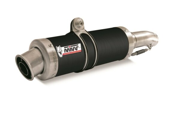 MIVV GP Edelstahl schwarz Kawasaki ZX-10 R 04-05