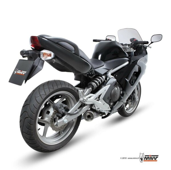 MIVV Ghibli Edelstahl  Kawasaki Versys 650 06-14 - ER-6 N-F 05-11