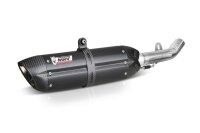 MIVV Suono Edelstahl schwarz Kawasaki ER 6 N-F 12-16