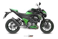 MIVV Suono Edelstahl schwarz Kawasaki Z800 13-16