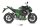 MIVV Suono Edelstahl schwarz Kawasaki Z800 13-16