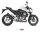 MIVV Suono Edelstahl schwarz Kawasaski Z 800 E 13-16