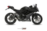 MIVV GP Edelstahl schwarz Kawasaki Ninja 300 R 13-16 - Z 300 15-16