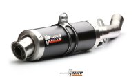 MIVV GP Edelstahl schwarz Kawasaki Ninja 300 R 13-16 - Z 300 15-16