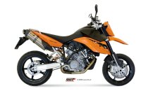 MIVV Suono Edelstahl KTM LC8 950 Supermoto R 05-06 - 990 Supermoto R 07-13 Kat