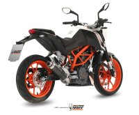 MIVV GP Edelstahl schwarz KTM 390 Duke 13-16