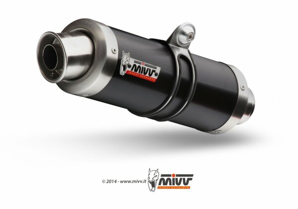 MIVV GP Edelstahl schwarz KTM RC 125 14-16