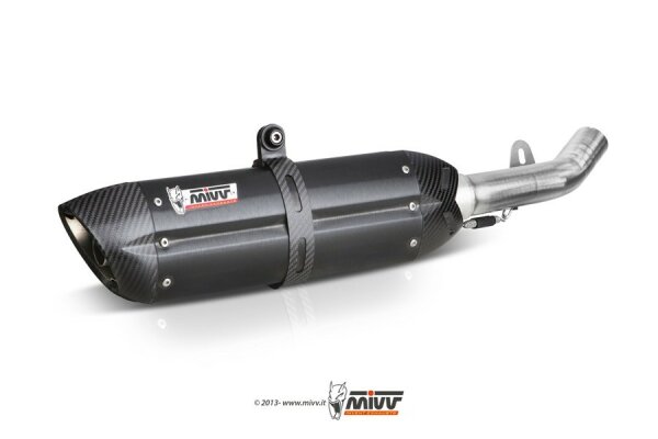 MIVV Suono Edelstahl schwarz Suzuki GSX-R 600 06-07 - GSX-R 750 06-07