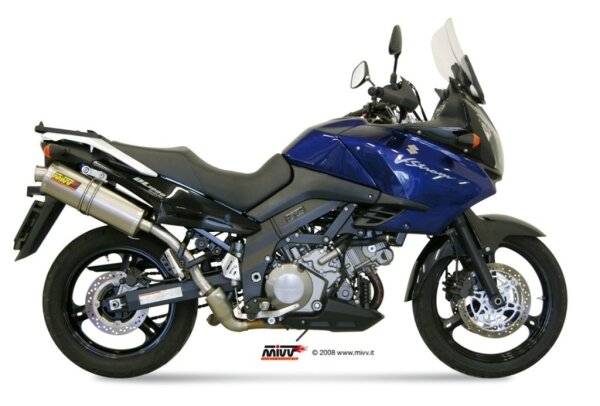 MIVV Oval Carbon Endschalldämpfer Oval Carbon Suzuki DL V-STROM 1000  2002-2009