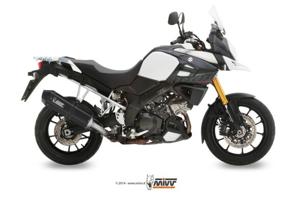 MIVV Speed Edge Edelstahl schwarz Suzuki DL 1000 V-Strom 14-25
