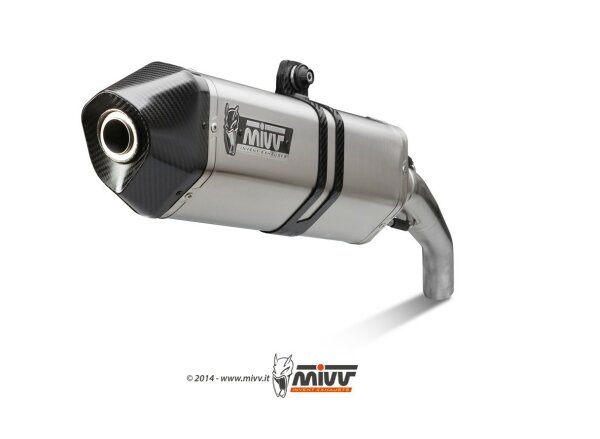MIVV Speed Edge Edelstahl Suzuki DL 1000 V-Strom 14-25