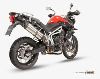 MIVV Suono Edelstahl Triumph Tiger 800 11-16