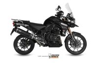 MIVV Speed Edge Edelstahl schwarz Triumph Tiger Explorer...
