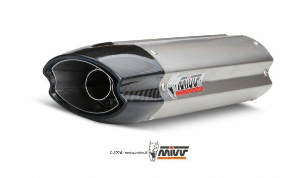 MIVV Suono Edelstahl Kawasaki ZX-6 R 07-08