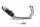 MIVV GP Edelstahl schwarz Hochgelegt YAMAHA MT-07-FZ-07 14-22