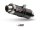MIVV GP Edelstahl schwarz Yamaha YZF-R25 15-21 - YZF-R3 15-21