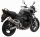 MIVV Oval Edelstahl Hochgelegt Suzuki GSF 650 Bandit 05-06
