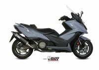 MIVV Speed Edge Edelstahl schwarz Kymco AK 550 17-20