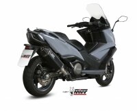 MIVV Speed Edge Edelstahl schwarz Kymco AK 550 17-20