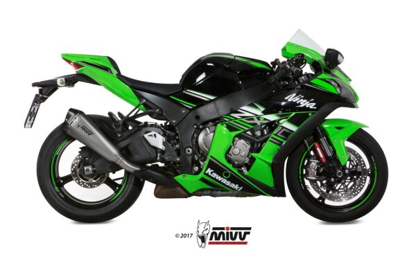 MIVV DELTA RACE Edelstahl KAWASAKI ZX-10 R-RR-SE 16-25