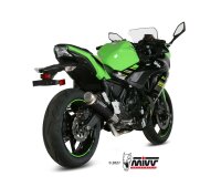 MIVV GPpro Edelstahl Schwarz KAWASAKI Z650-Ninja 650 17-23