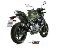 MIVV GPpro Edelstahl Schwarz KAWASAKI Z650-Ninja 650 17-23