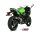 MIVV GPpro Edelstahl Schwarz KAWASAKI Z650-Ninja 650 17-23