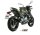 MIVV GPpro Edelstahl Schwarz KAWASAKI Z650-Ninja 650 17-23