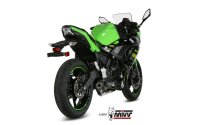 MIVV Komplettanlage Oval Carbon KAWASAKI Z650-Ninja 650 17-23