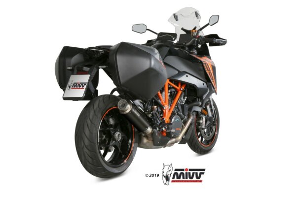 MIVV GPpro Edelstahl Schwarz KTM 1290 SUPERDUKE GT 16-24