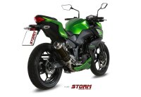 Storm by MIVV GP schwarz Kawasaki Ninja 300 R ´13/16 - Z 300 ´15/16