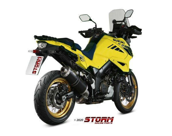 STORM by MIVV OVAL schwarz Suzuki DL 1000/1050/XT V-Strom 14-20