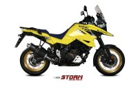 STORM by MIVV OVAL schwarz Suzuki DL 1000/1050/XT V-Strom 14-20