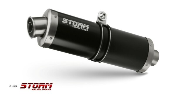 STORM by MIVV OVAL schwarz Yamaha YZF 600 R6 ´03/05