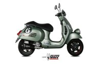 MIVV Delta Race Edelstahl schwarz Piaggio Vespa GTS 300 08-20