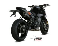MIVV DELTA RACE Edelstahl schwarz KTM 790-890 DUKE 18-24