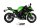 MIVV MK3 Edelstahl schwarz KAWASAKI Z650-Ninja 650 17-23